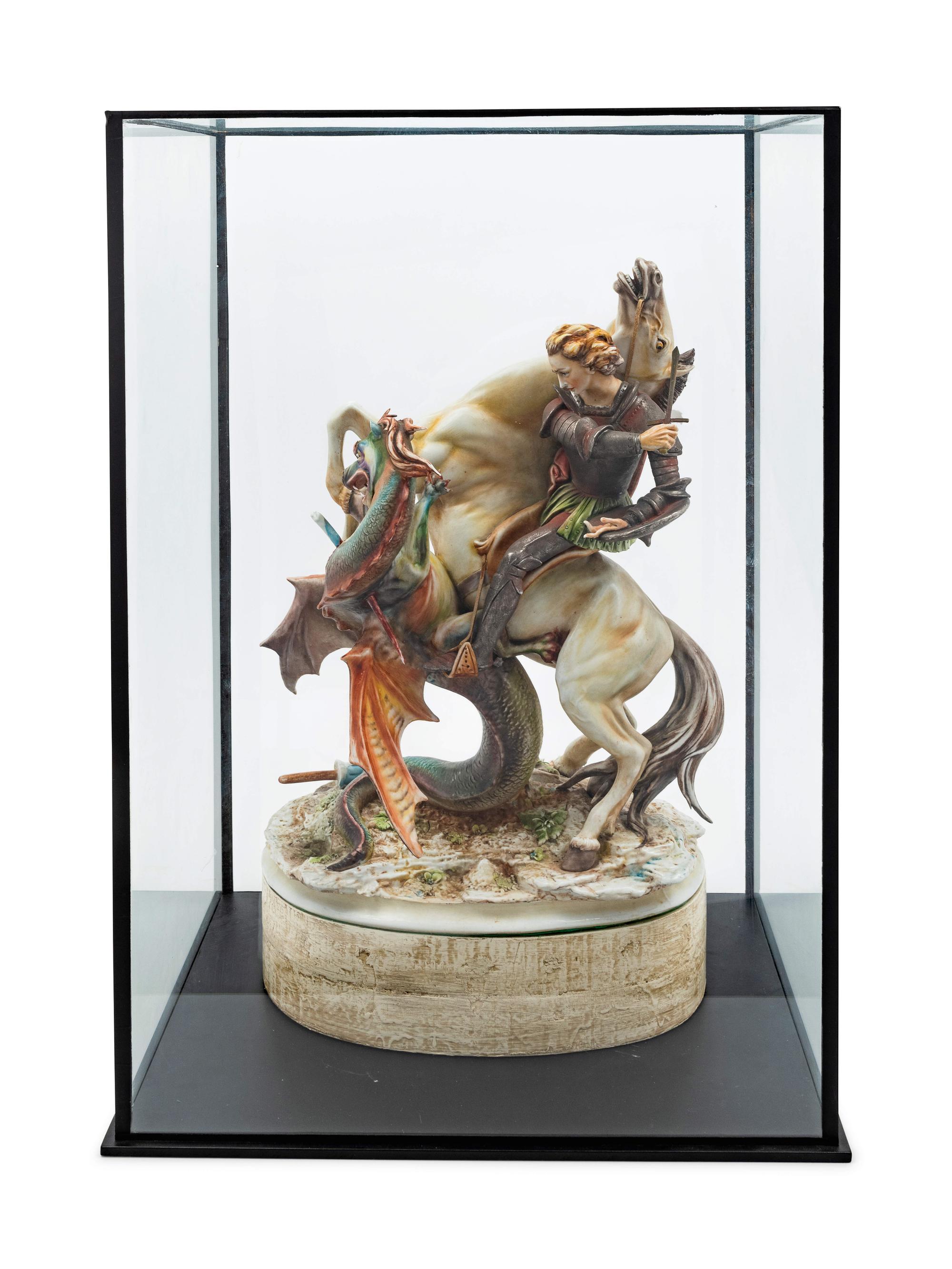 A Borsato Porcelain Figural Group — 20TH CENTURY
