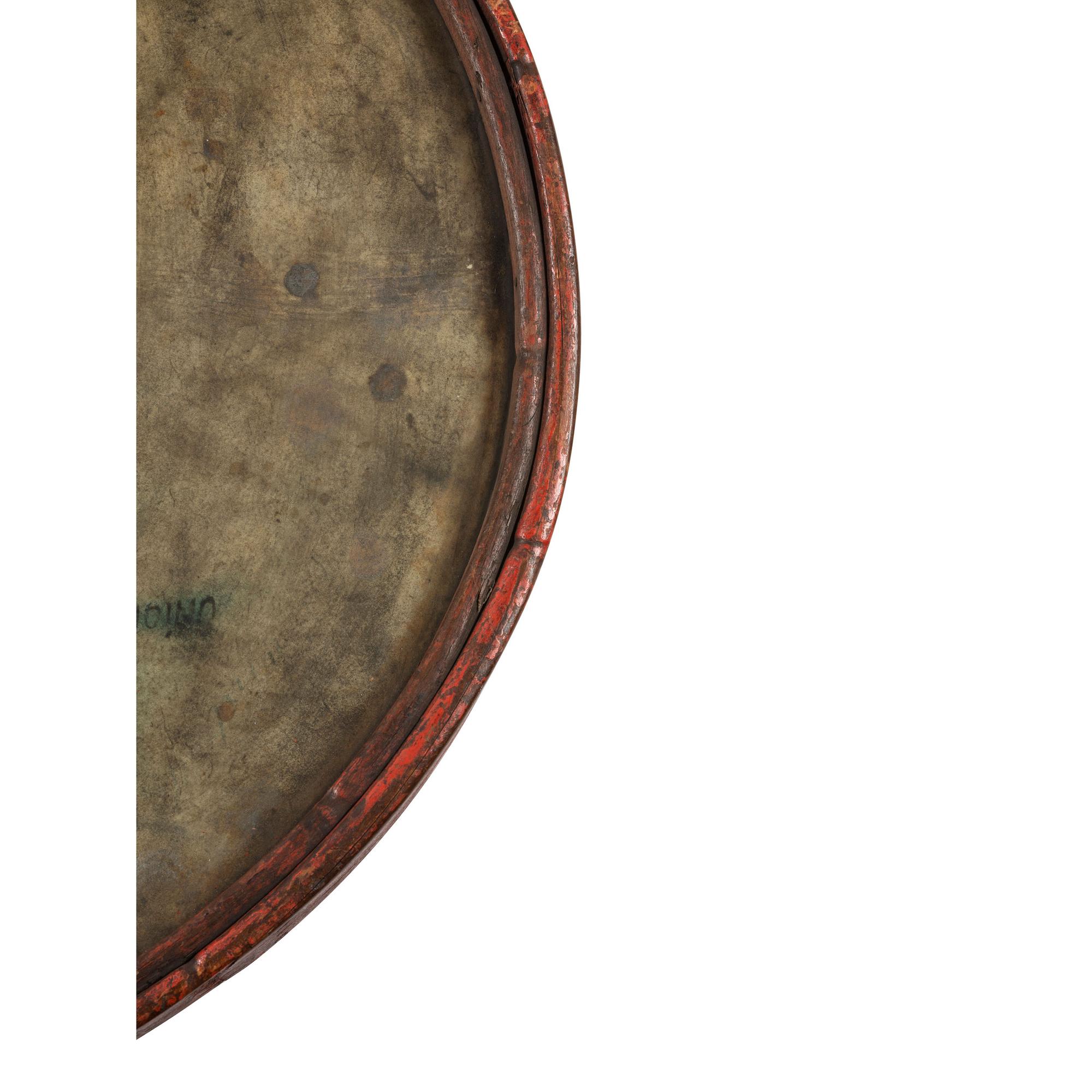 [POLITICS IN AMERICA] - [GRANT, Ulysses S. (1822-1885)]. Grant/Colfax folk art drum head created for the 1868 campaign.