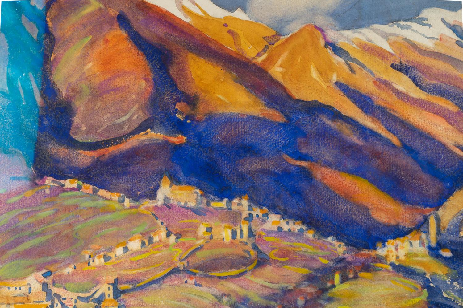 Mountains in Early Spring/ A Spanish Landscape