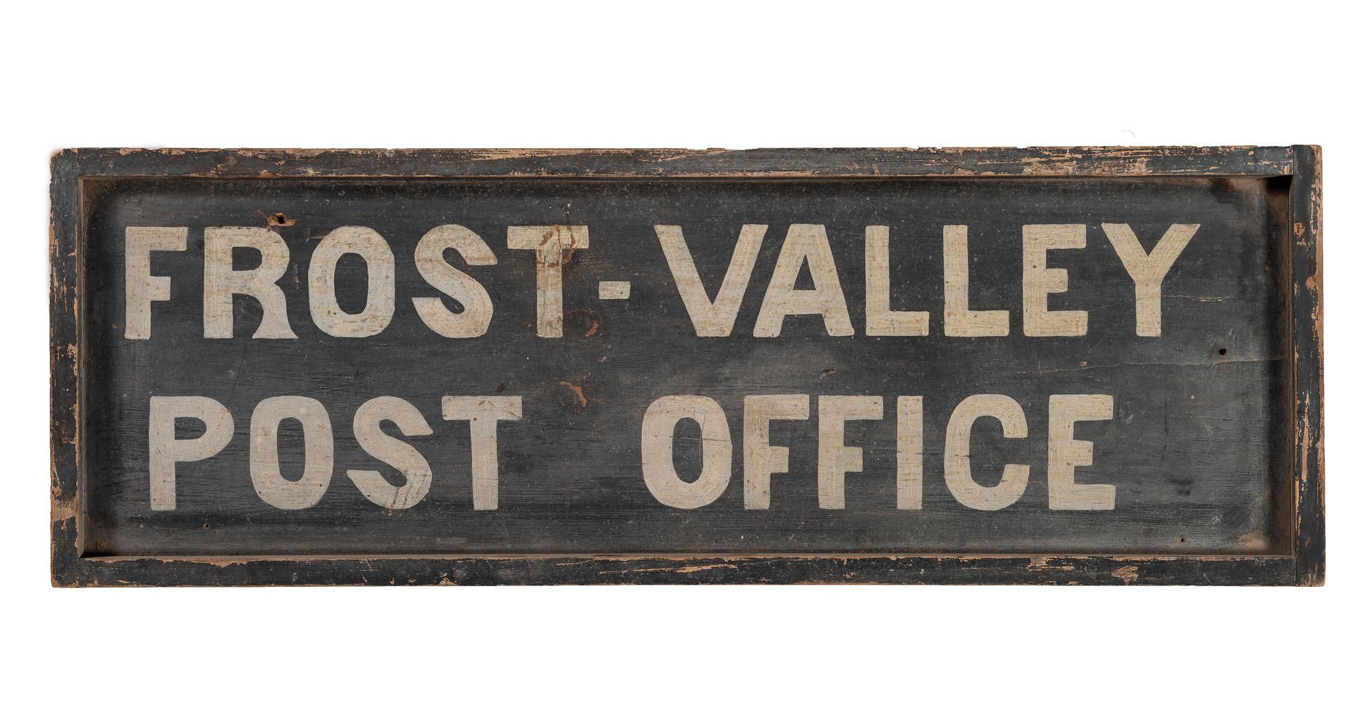 [POSTAL HISTORY]. Frost-Valley Post Office. [Frost Valley, NY?], n.d.