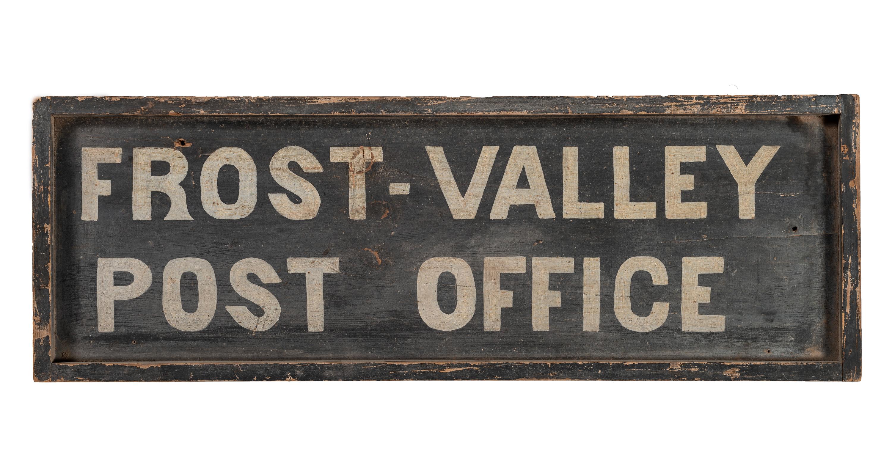 [POSTAL HISTORY]. Frost-Valley Post Office. [Frost Valley, NY?], n.d.