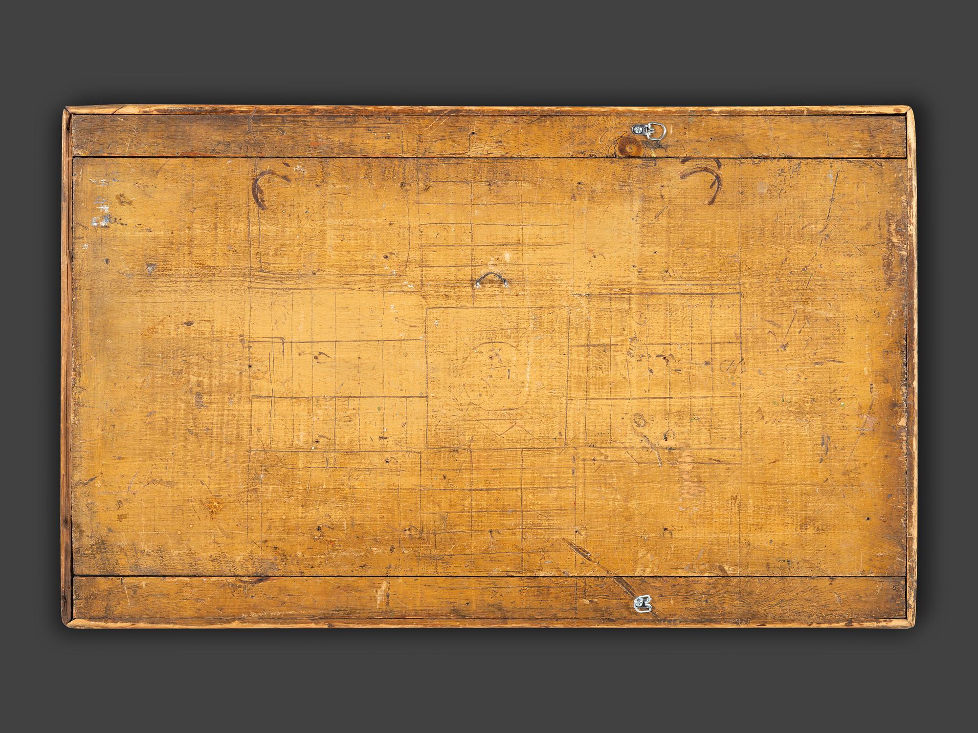 Four Decorated Wood Game Boards