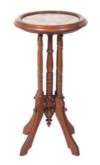 A Marble Top Stand Height 31 1/2 inches.