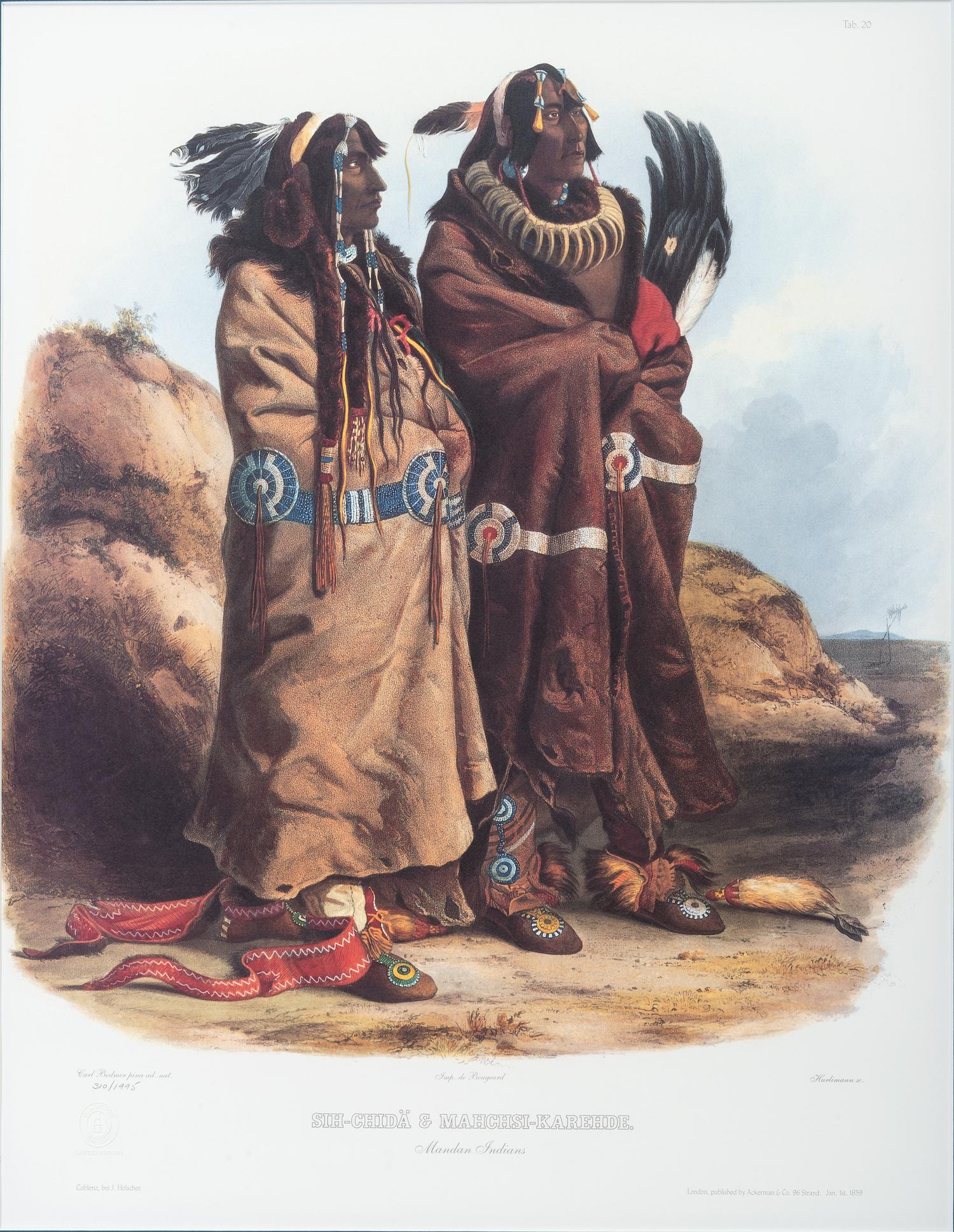 Two Old Mission Gallery Limited Edition Karl Bodmer Prints
