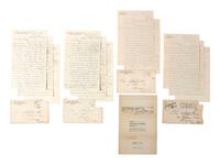 [WESTERN AMERICANA]. Manuscript archive of letters written by Civil War veteran Charles John Baxter (1842-1911), many with descriptions of western travel.