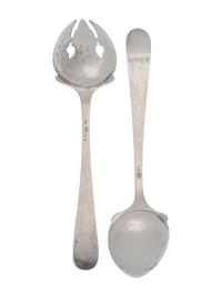 An American Arts & Crafts Silver Serving Set