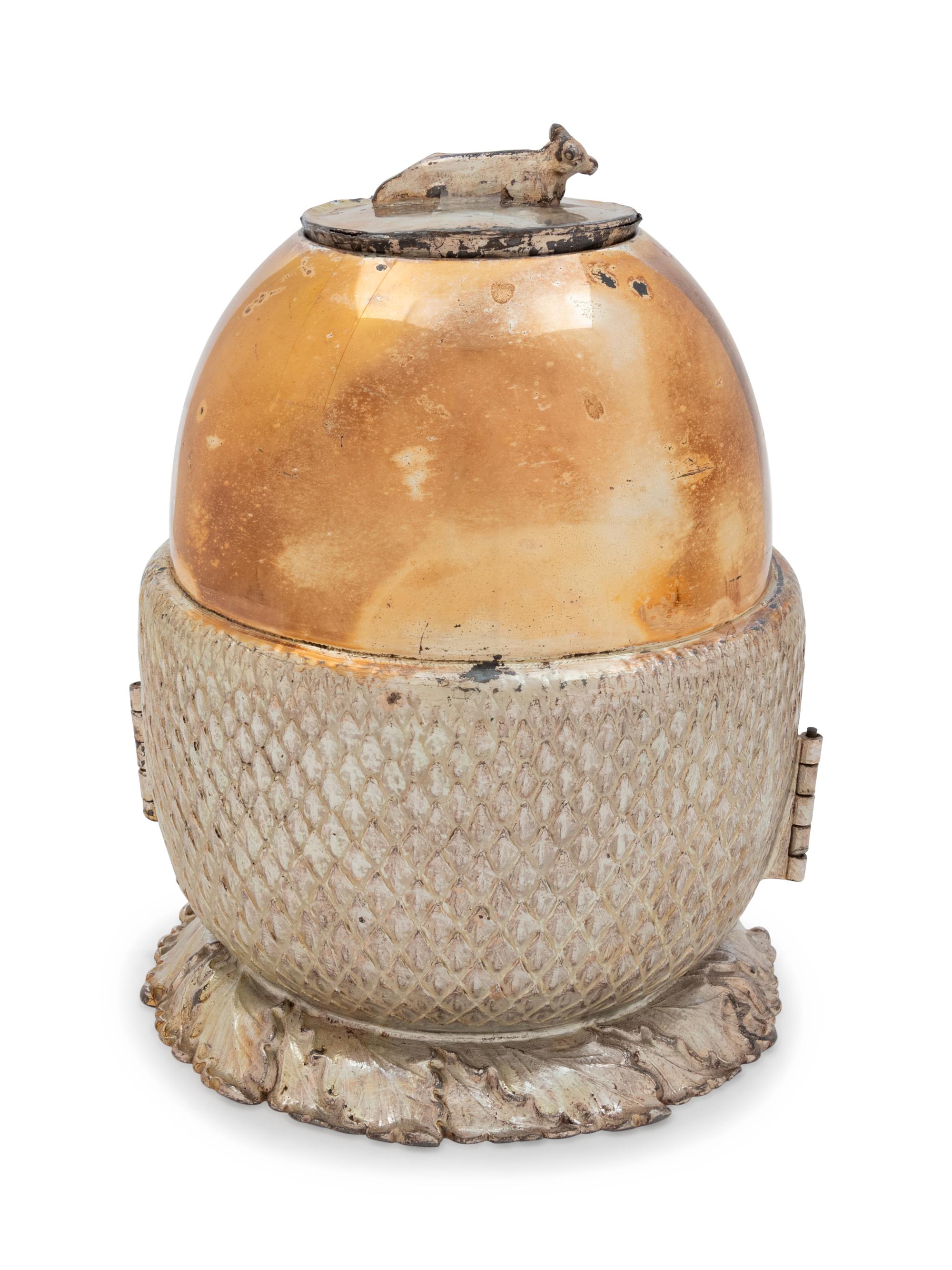 An American Silver-Plate Butter Cooler