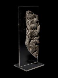 An Indian Carved Stone Stele or Fragment