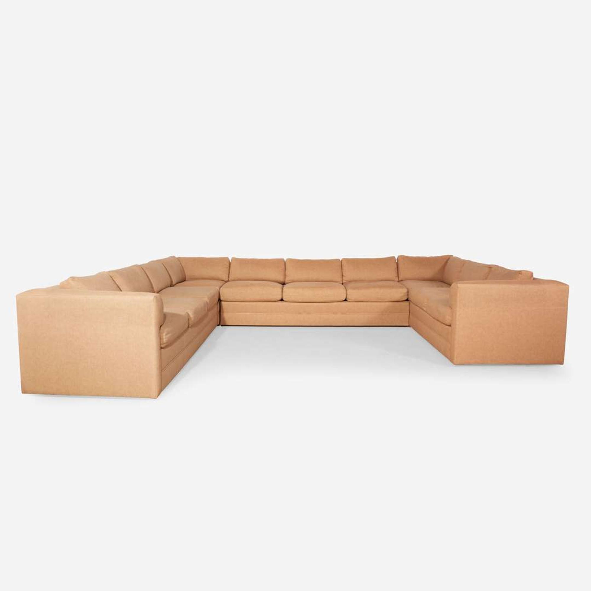Contemporary A U-Shaped Sectional Sofa, circa 1980