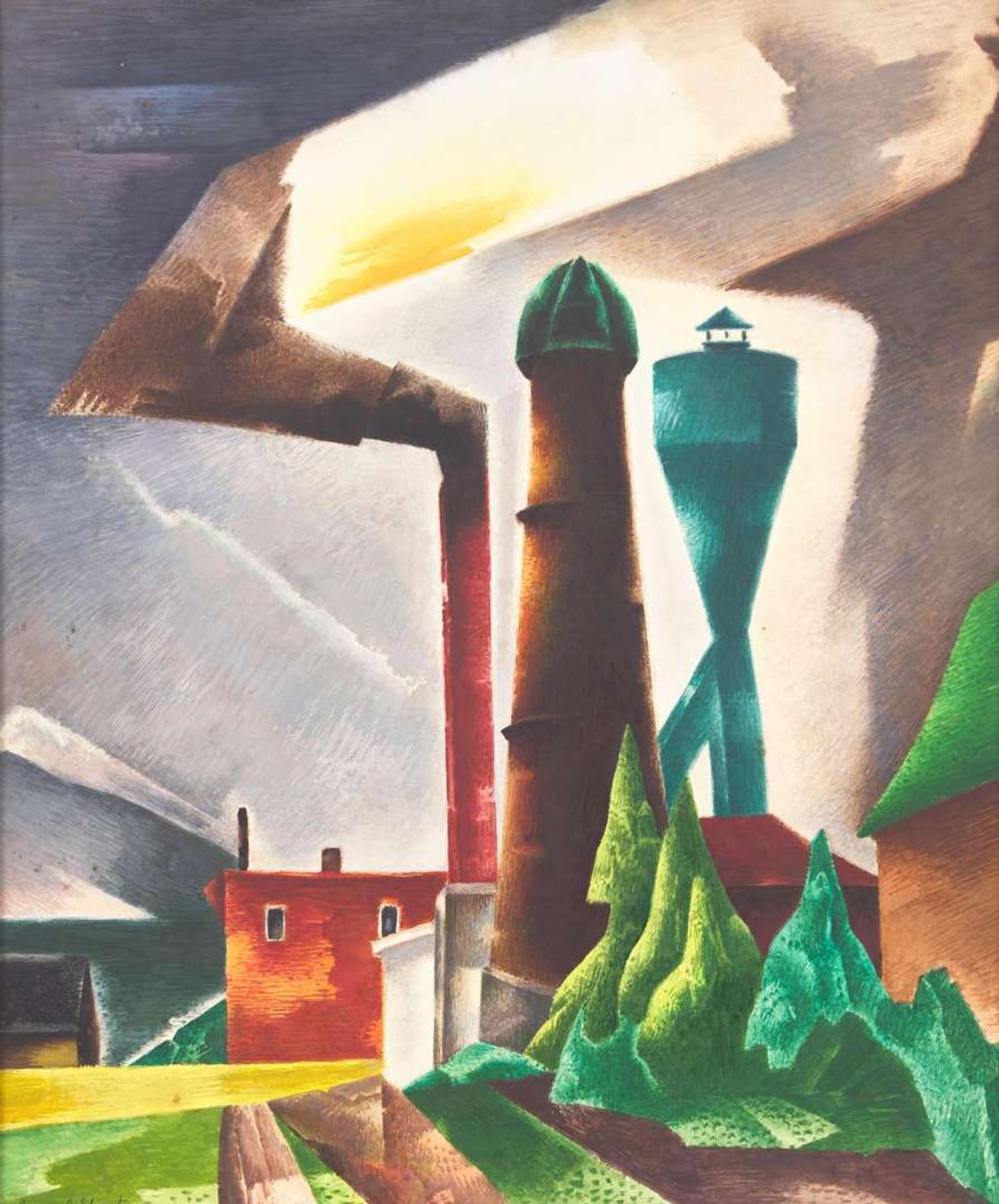 William Samuel Schwartz (American, 1896-1977) - From Iron Mountain