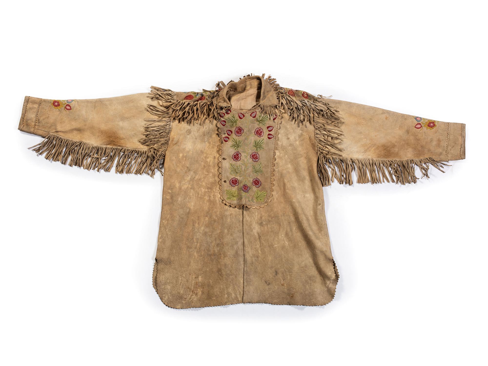 Red River Metis Embroidered Hide Jacket