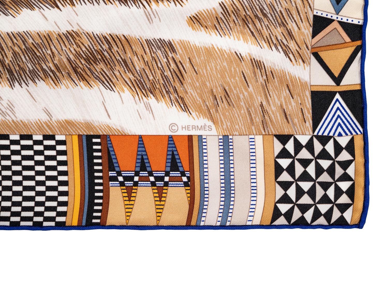 Three Hermès Silk Scarves: One 64cm, Two 90cm
