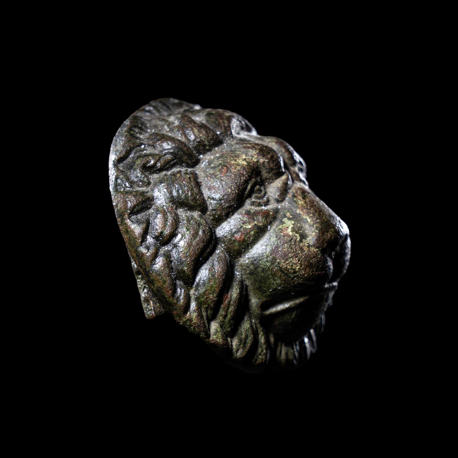 A Roman Bronze Applique in the Form of a Lion