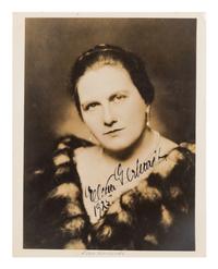 [20TH-CENTURY OPERA SINGERS]. A group of 5 signed photographs or photographic postcards of opera singers from the 1920s, comprising images of: