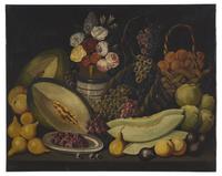 Anglo-American School 19th Century, A Pair of Still Lifes of Fruit
