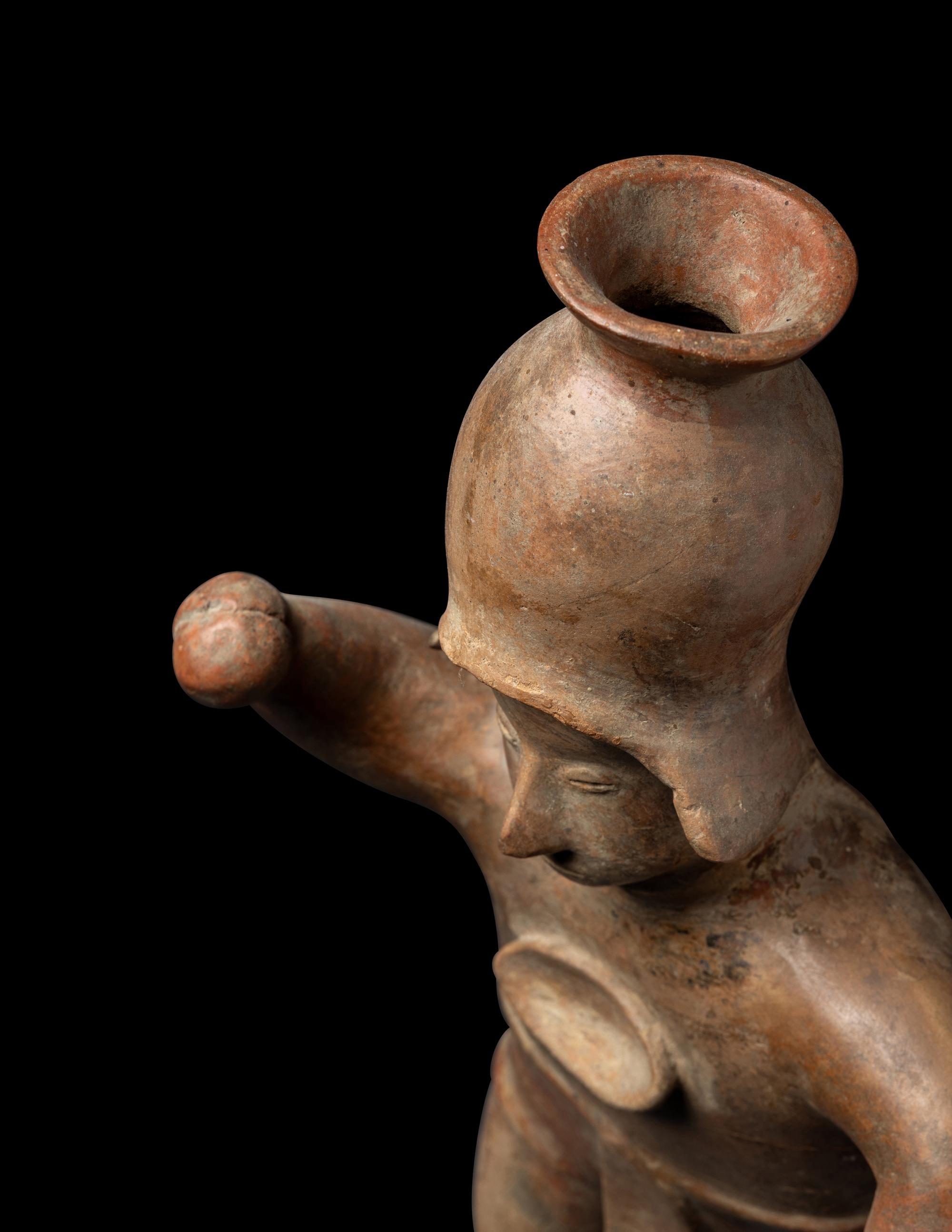 A Colima Standing Ballplayer