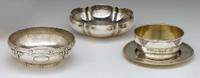 Collection of Arts & Crafts hammered sterling silver holloware early 20th century