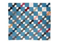 A Box of Bow Ties Pattern Pieced Cotton Quilt