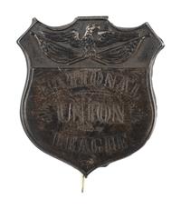 [CIVIL WAR]. National Union League badge.