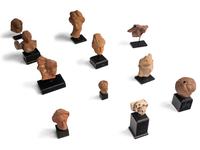 Sixteen Greco-Roman Terracotta Heads and Figures