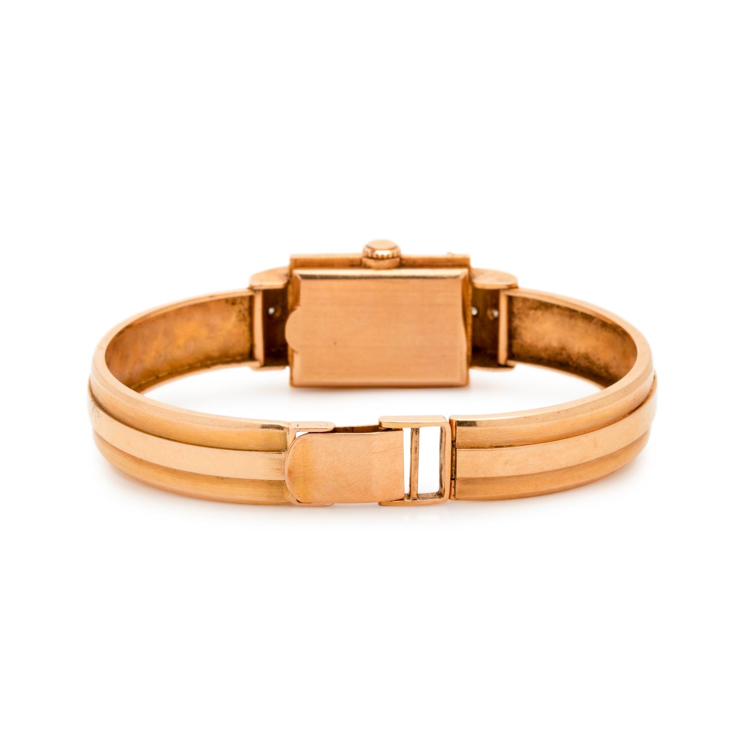 ROSE GOLD AND DIAMOND SURPRISE WRISTWATCH