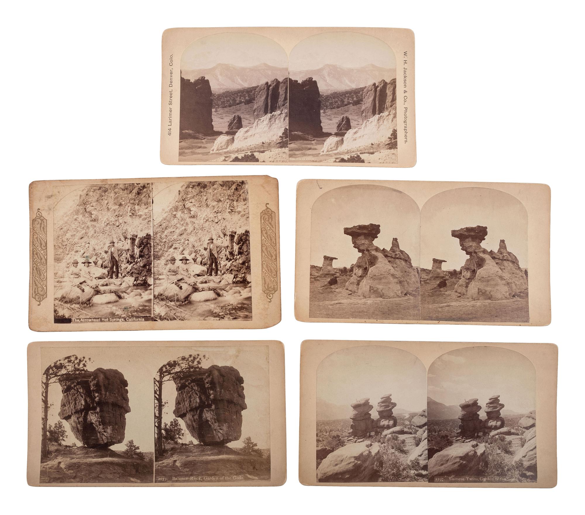 [WESTERN AMERICANA]. 33 photographs of California & Colorado scenery.