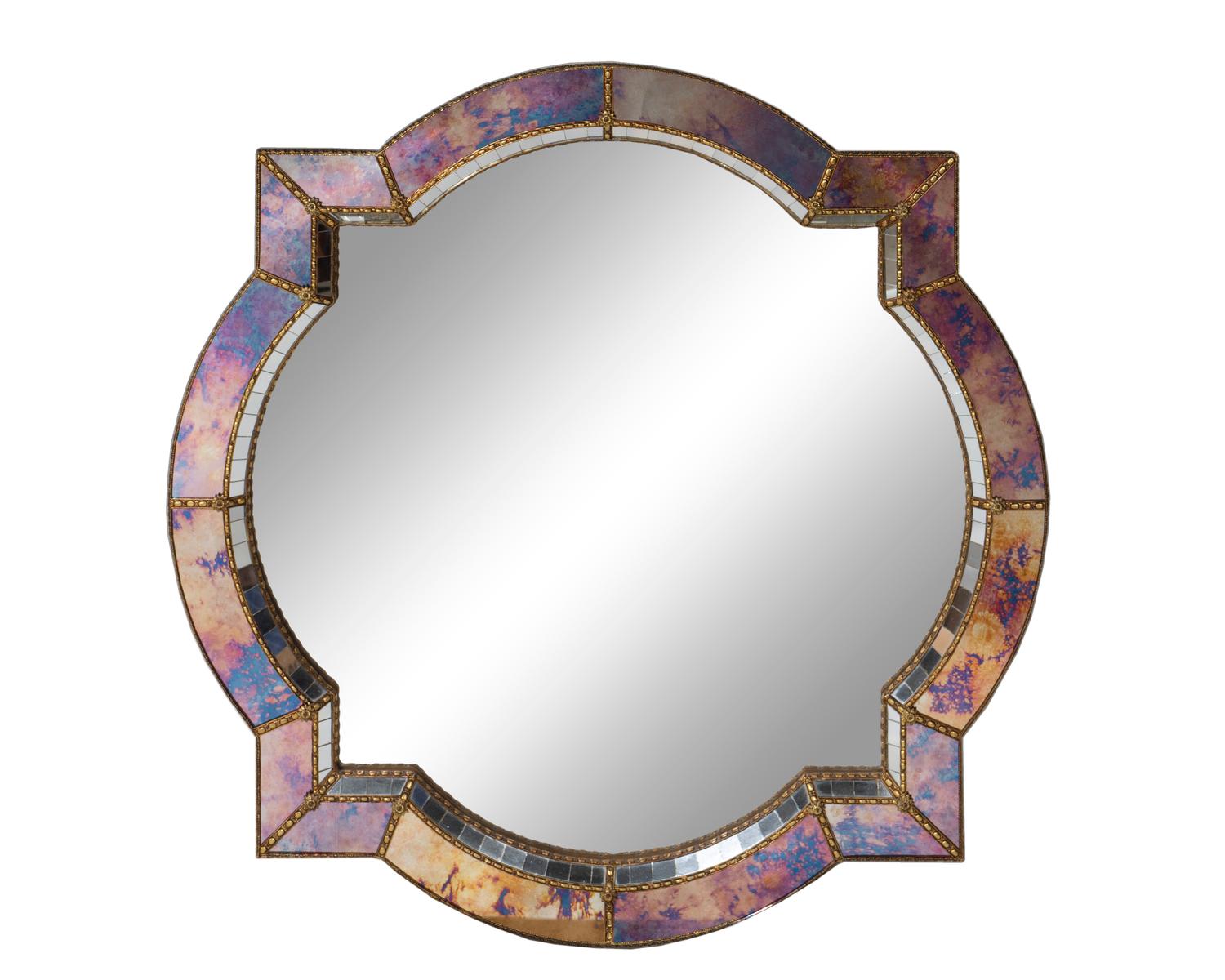 An Italian Glass Mirror — LATE 20TH CENTURY