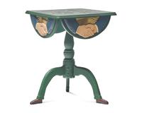 Stephen Huneck (1948-2010), A Carved and Painted "Fraternal" Side Table
