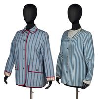 Two Geoffrey Beene Striped Jackets