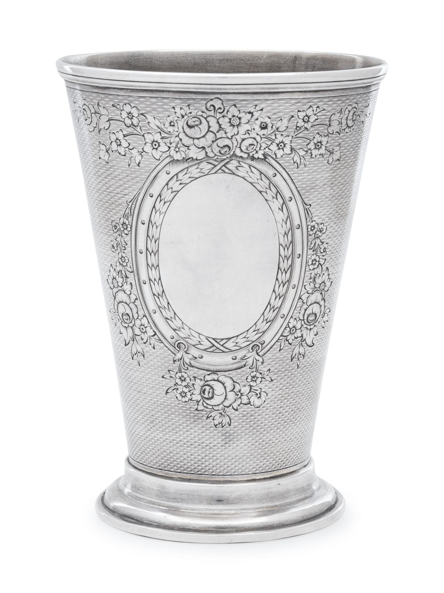 A Russian Silver Beaker
