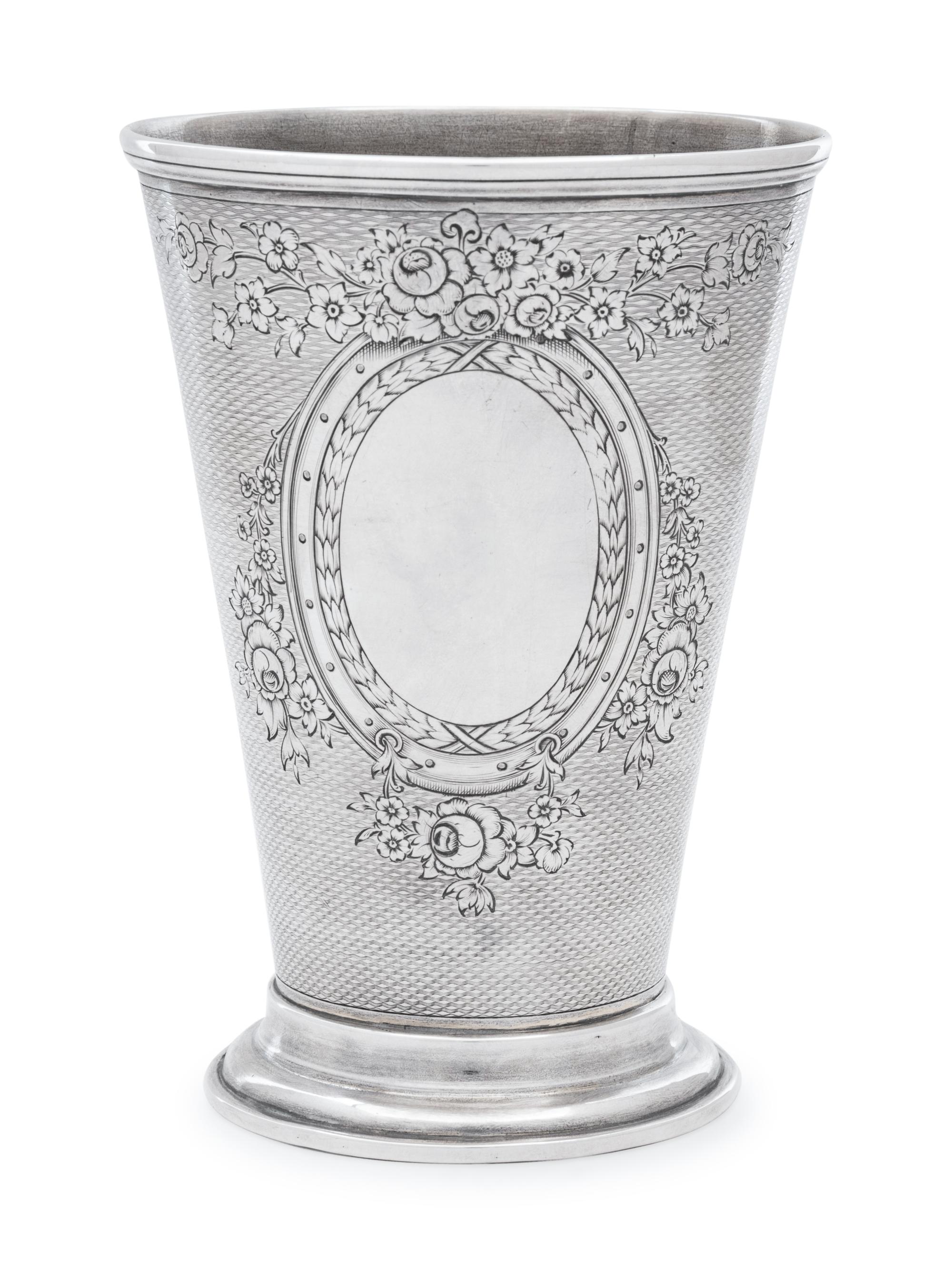 A Russian Silver Beaker