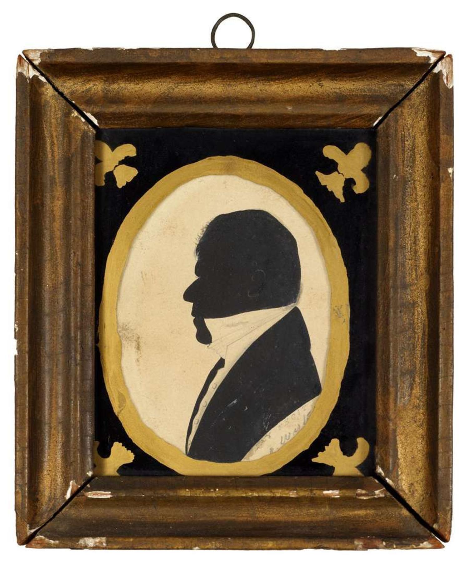 Silhouettte of Charles Jones Wister (1782-1865) augustus day (active south carolina and philadelphia),19th century