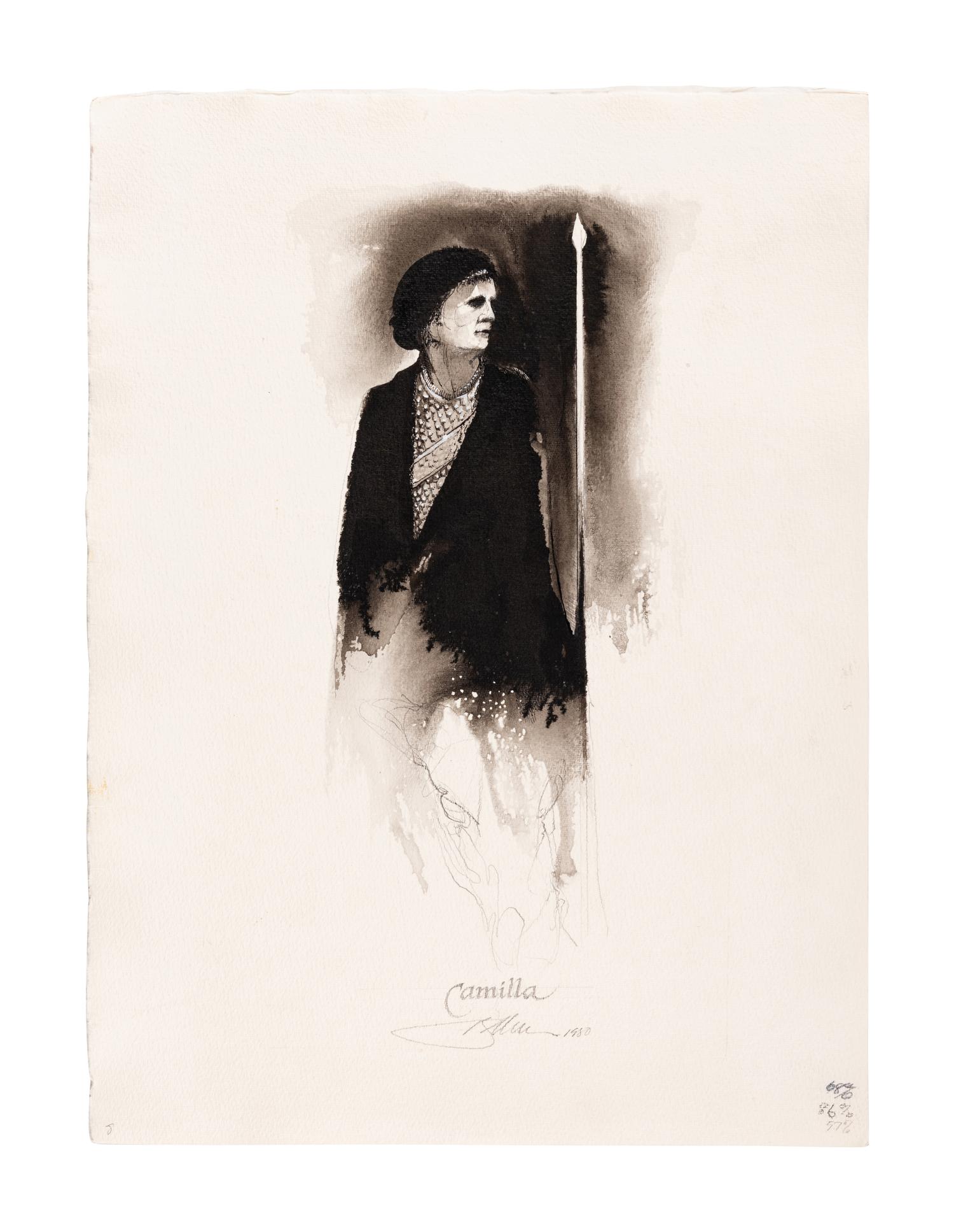 [MOSER, Barry, illustrator]. VIRGIL MARO, Publius. 9 original pen & ink with wash and pencil drawings for Allen Mandelbaum’s translation of Virgil’s Aeneid , published 1981. [ca 1980]. Each 390 x 285 mm. Each signed and dated by Moser, and with his calligraphic captions (as they appear in published edition) and annotations for the printer. Accompanied by 32 small ink rough sketches for the work, each 226 x 117 mm. With numerous captions and annotations including book and verse references.