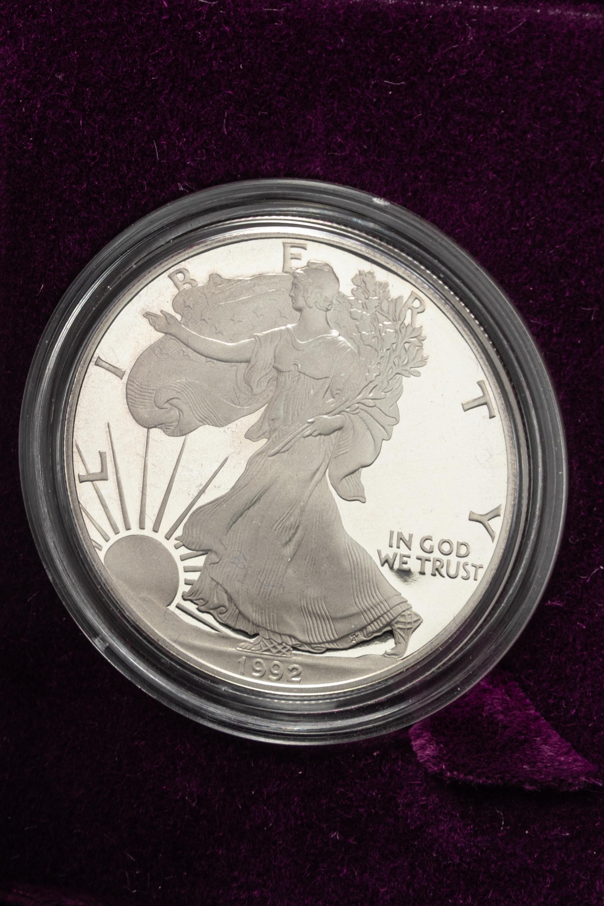 Four 1-Ounce Silver Rounds