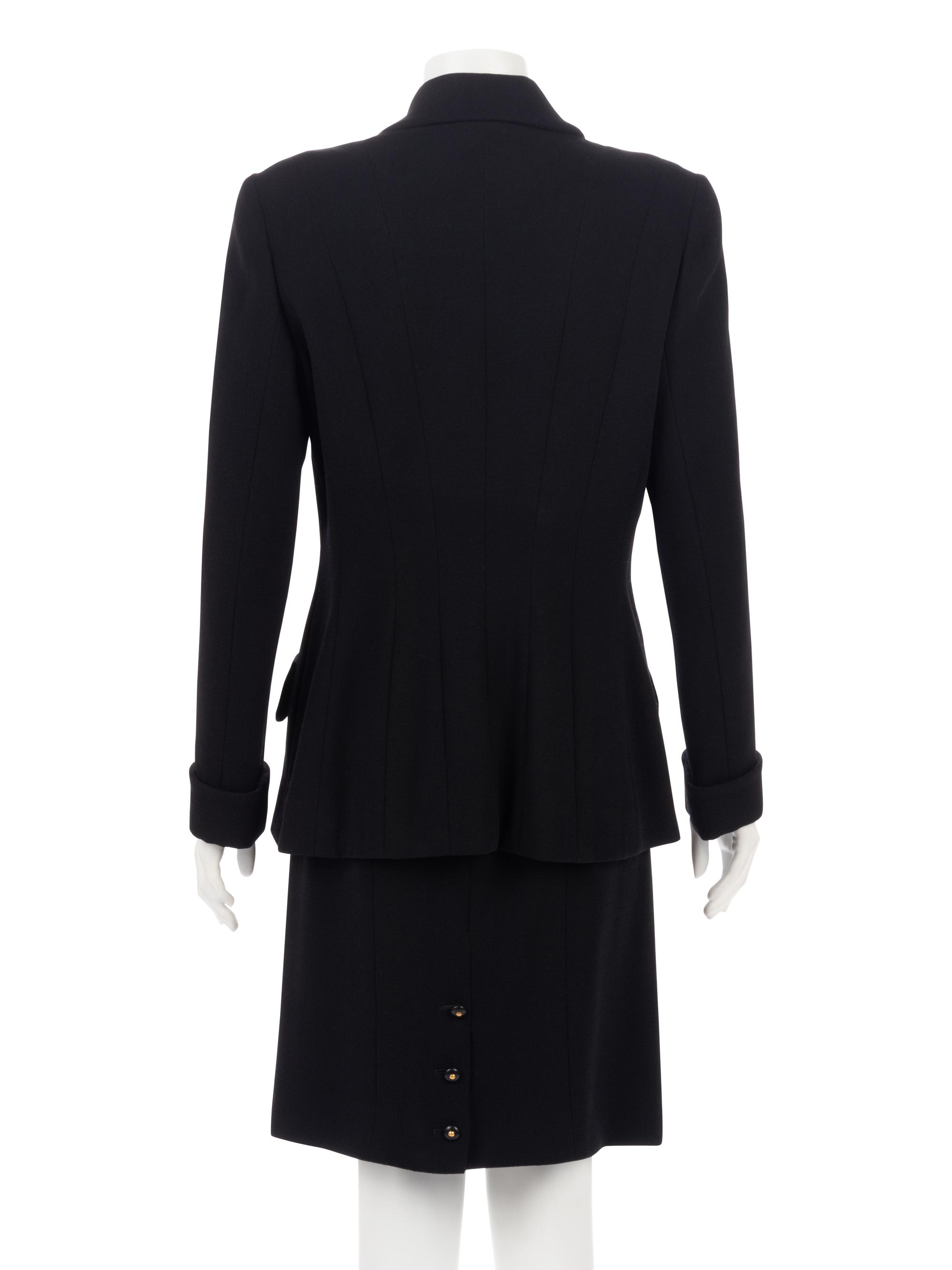 Chanel Wool Two-Piece Skirt Suit, Fall 1995