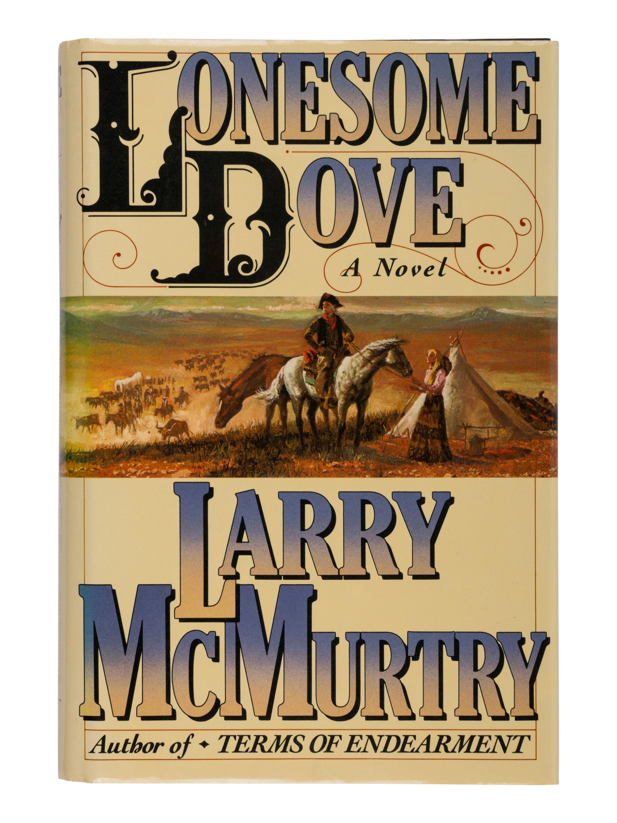 McMURTRY, Larry (1936-2021). Lonesome Dove . New York: Simon and Schuster, 1985.