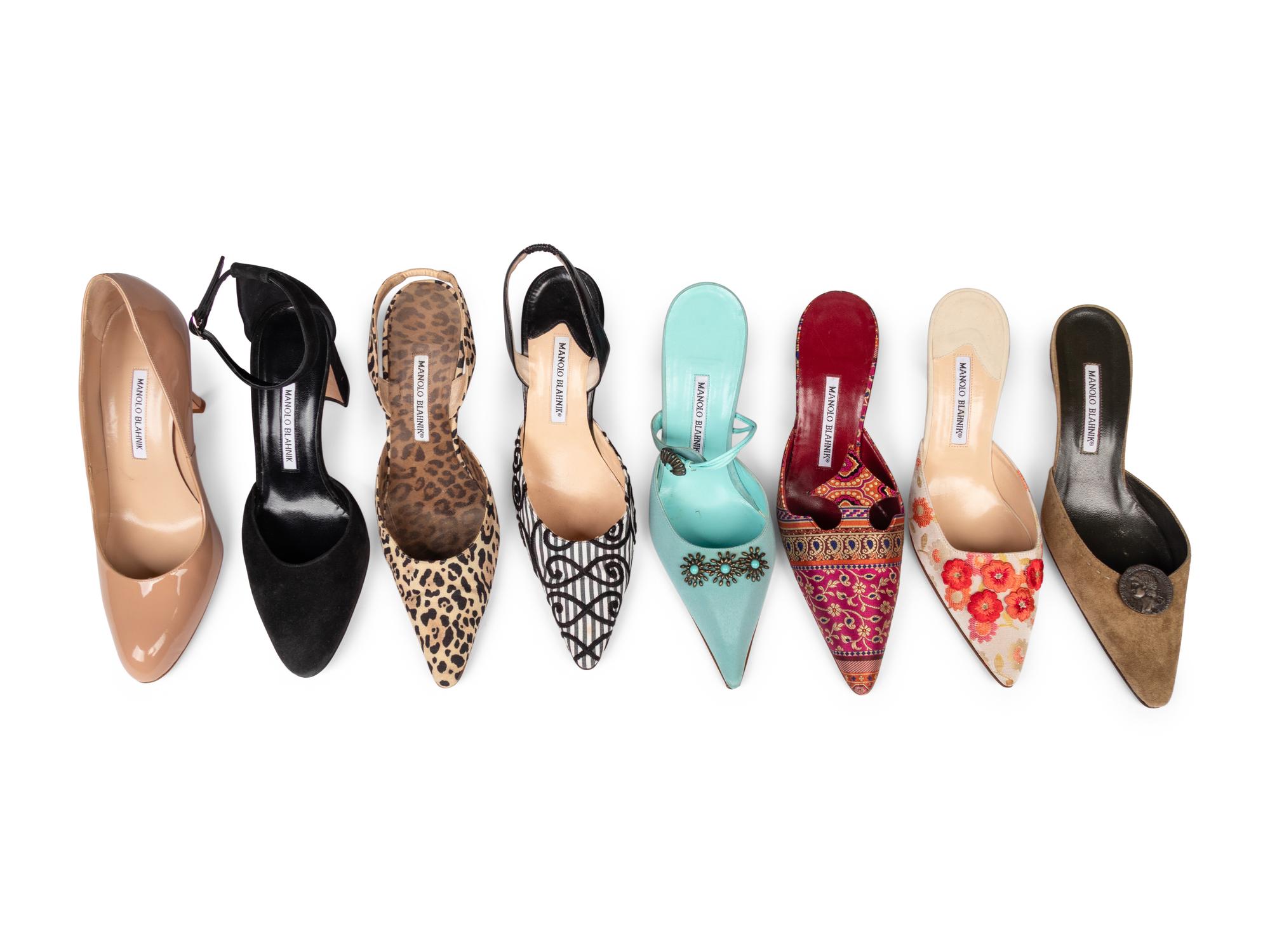 Manolo Blahnik, Eight Pairs of Shoes