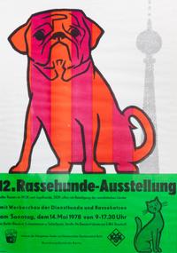 A Group of Eleven Foreign Language Posters depicting Various Dog Breeds Largest: 32 1/2 x 23 inches.