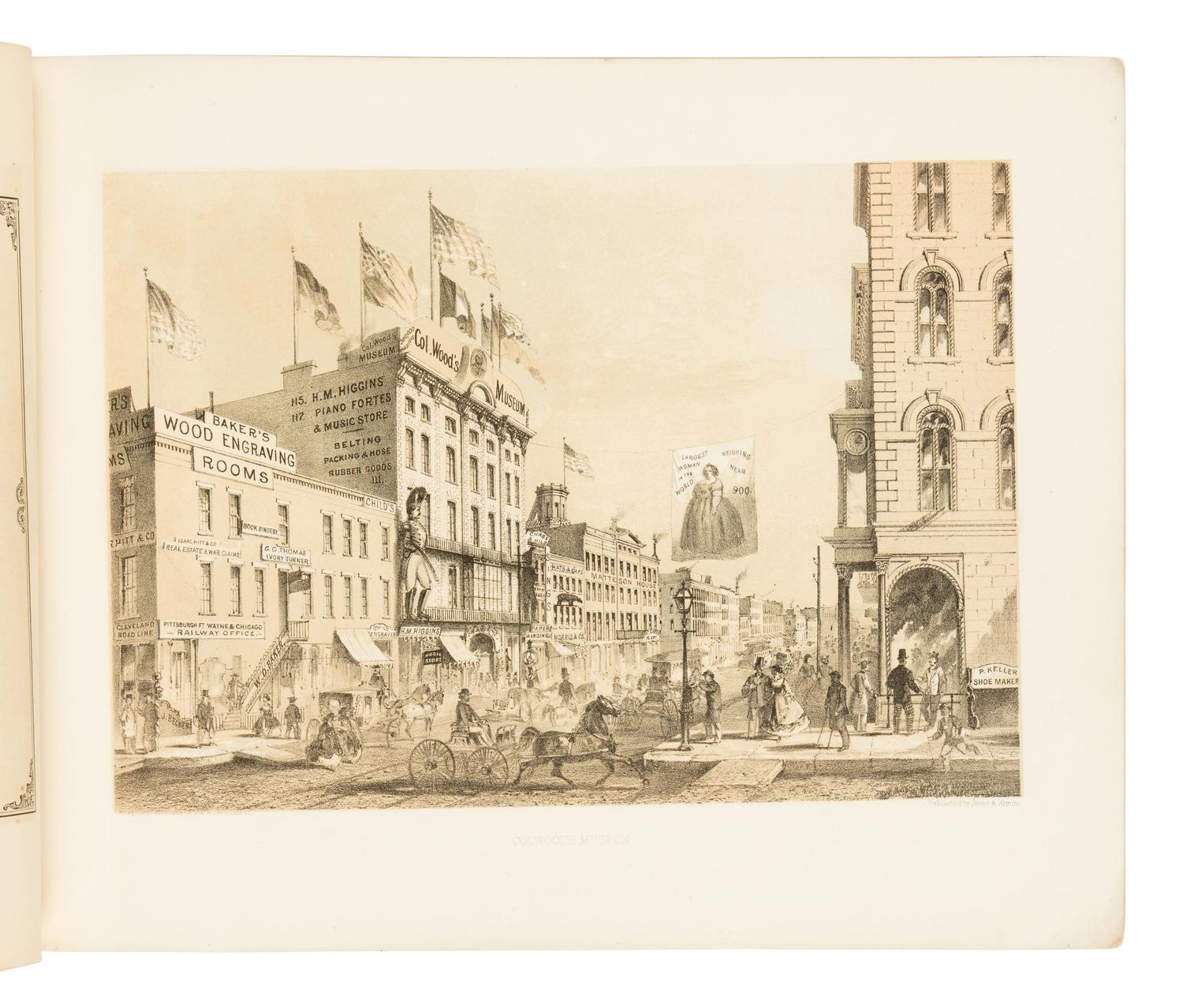 [AMERICANA]. Chicago Illustrated. Literary Descriptions by James W. Sheahan . Chicago: Jevne & Almini, January 1866-January 1867.