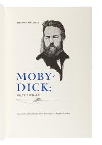[MOSER, Barry (b. 1940), illustrator]. MELVILLE, Herman (1819-1891). Moby Dick; or, The Whale . Berkeley: University of California Press, 1981.