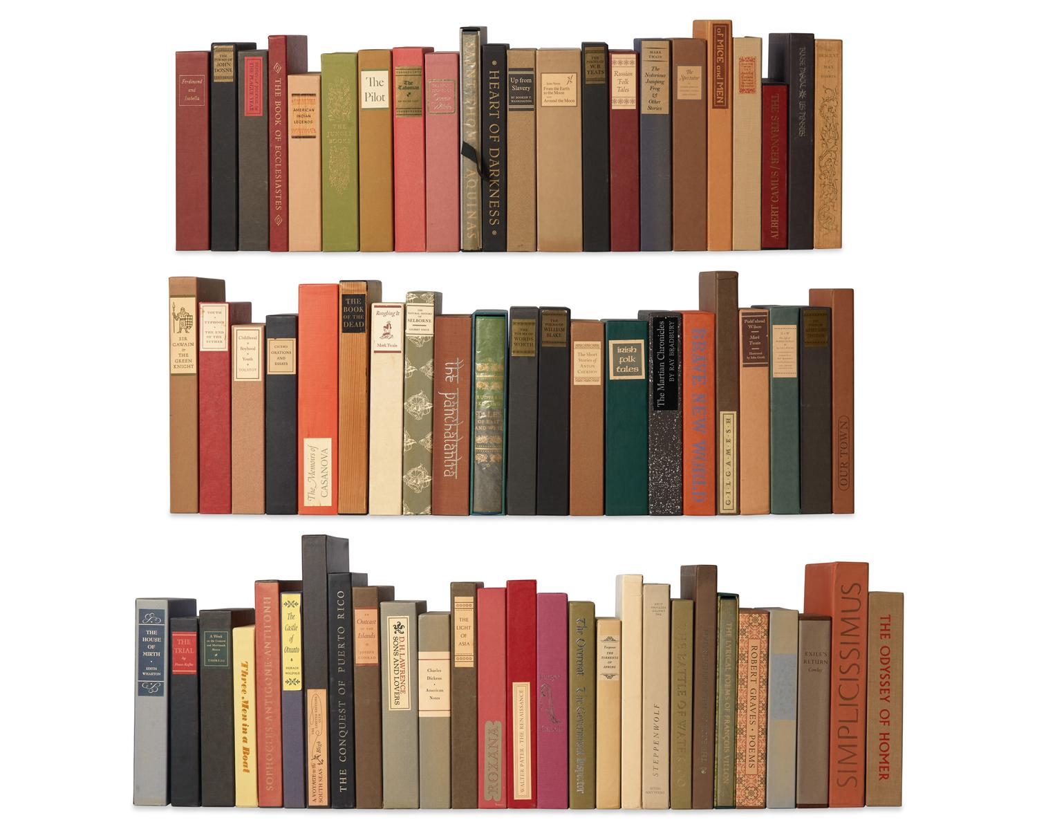 [LIMITED EDITIONS CLUB]. A group of 70 titles, comprising: