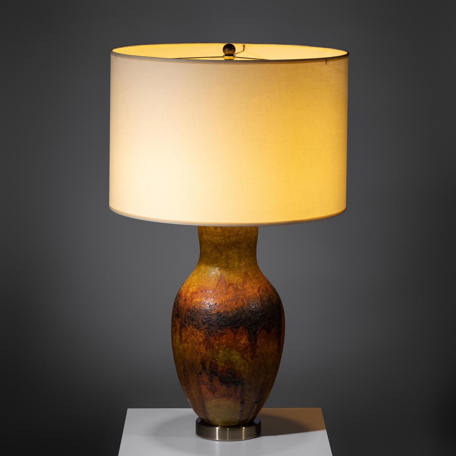Ceramic table lamp for Raymor, Italy, c. 1960