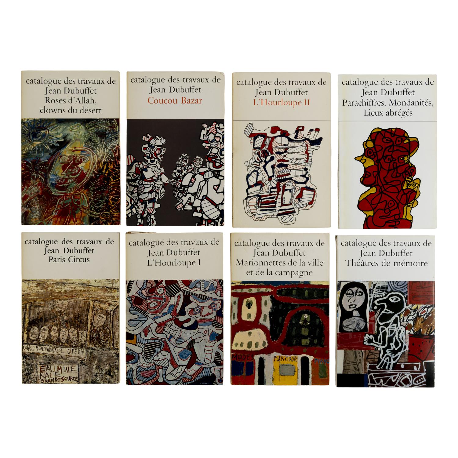 [Dubuffet, Jean (1901-1985)]. Catalogue des travaux de Jean Dubuffet . Paris: Jean-Jacques Pauvert & Weber & Editions de Minuit, 1966-1991.
