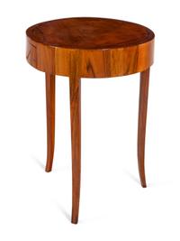 A North Italian Olivewood and Walnut Occasional Table