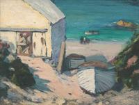 Henry Bayley Snell (American, 1858–1943) - Old Boat House St. Ives