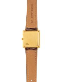 PIAGET, 18K YELLOW GOLD AND TIGER'S EYE WRISTWATCH