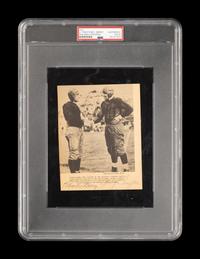A George Trafton and Charlie Berry Dual Signed Autograph Photo (PSA Certified)
