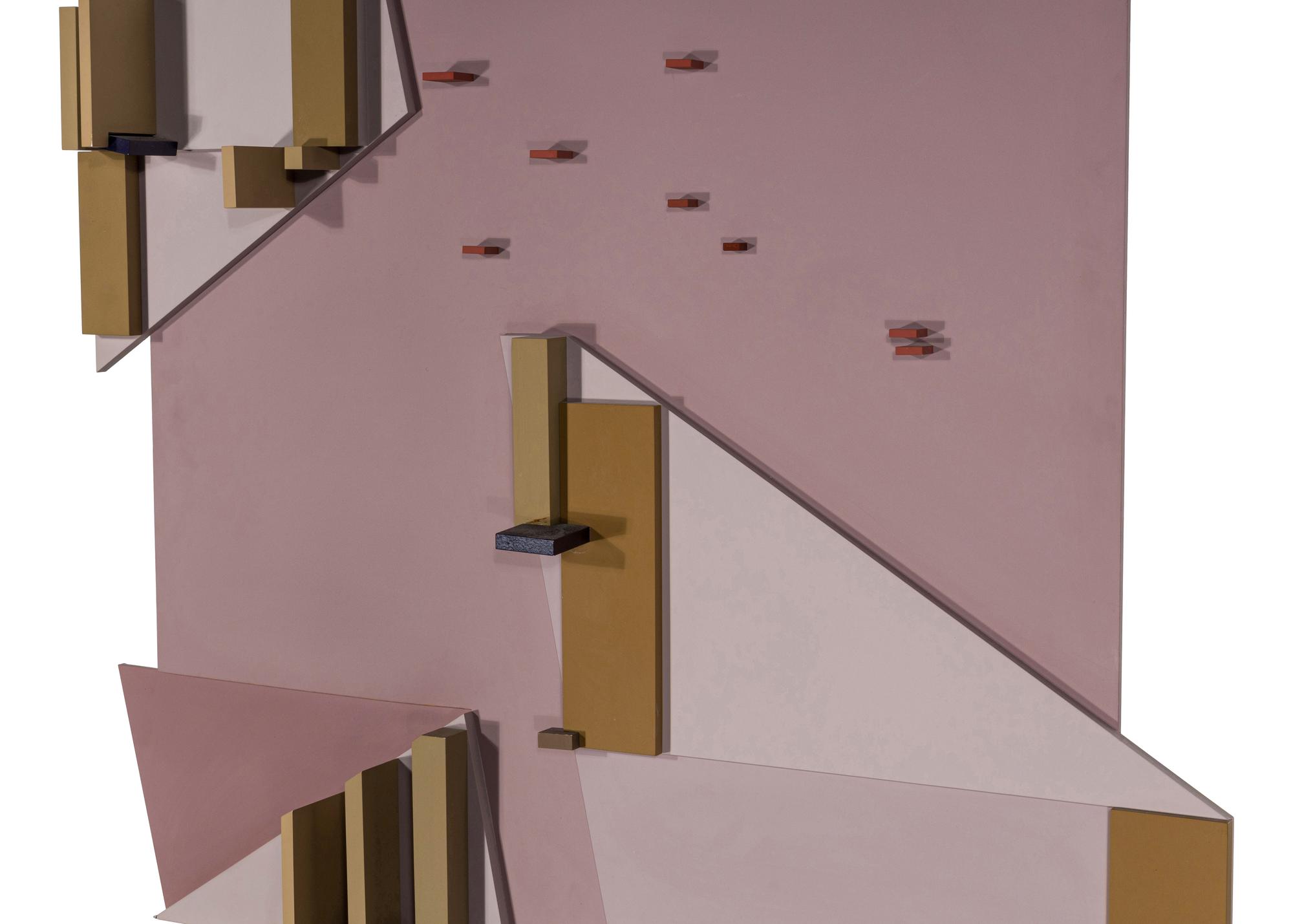 David Barr (American, 1939-2015) — Cygnus - The Swan (Structurist Relief #203) , 1981