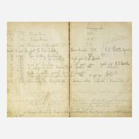[Aviation] [Kauffman, Virgil] 1920s Flight Log