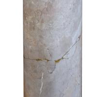 A Marble Column with Base and Capital from 900 N. Michigan Ave., Chicago, IL. 14.5" W x 14.5" D x 93" H — United States, Circa 1927